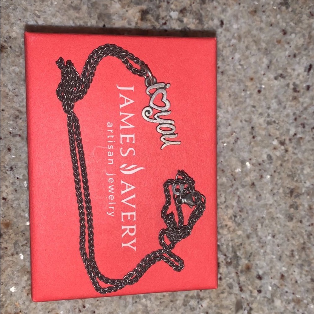 James Avery necklace and charm.